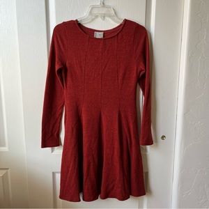 Anthropologie Dolan Pleated and Lined Sweater Dress